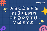 Little Kidzy – Cute Handwriting Type, a Font by delipensil (Thumbnail 5 of 9)