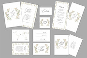Elegant Botanical Wedding Stationery, an Invitation Template by McLittle Stock (Thumbnail 1 of 6)