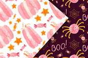 Pink Halloween Clipart & Patterns, a Decorative Illustration by Valin Malin (Thumbnail 13 of 14)