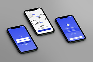 Isometric Phone Mockups