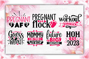 Pregnancy SVG Bundle, a Graphic by crafthome (Thumbnail 2 of 2)