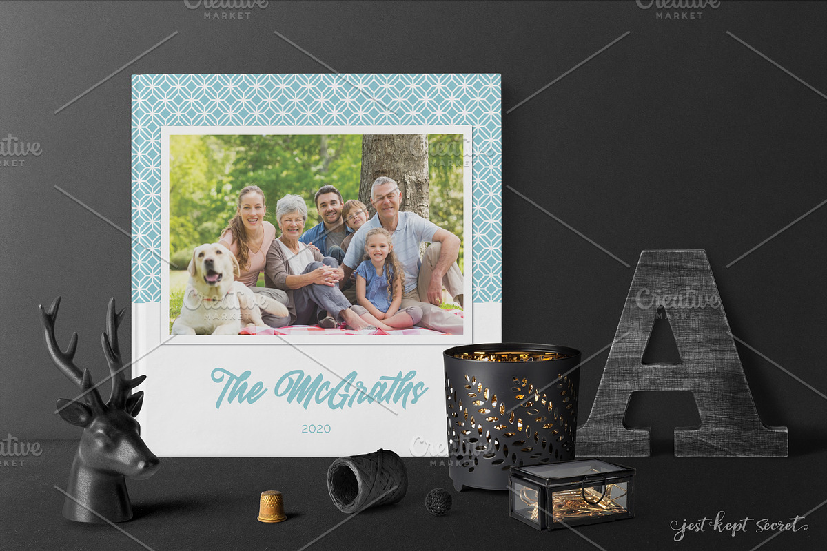 12x12 Family Photobook Template, a Templates & Theme by Jest Kept Secret (Photo 1 of 6)