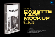 Casette Tape Mockup Bundle, a Packaging Mockup by Jacober Design (Thumbnail 4 of 11)