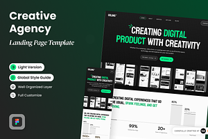 Golang - Creative Agency, a Landing Page Template by SLAB! Design