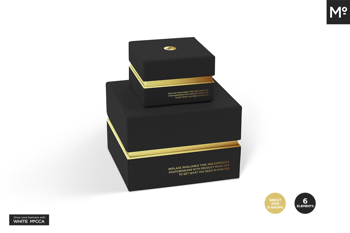 Jewelry Box Sets Mock-up, a Packaging Mockup by BlackMocca (Photo 29 of 36)
