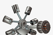 Animated Radial Engine, a Cars & Vehicle 3D Model by konstantin.ermolaev (Thumbnail 2 of 16)