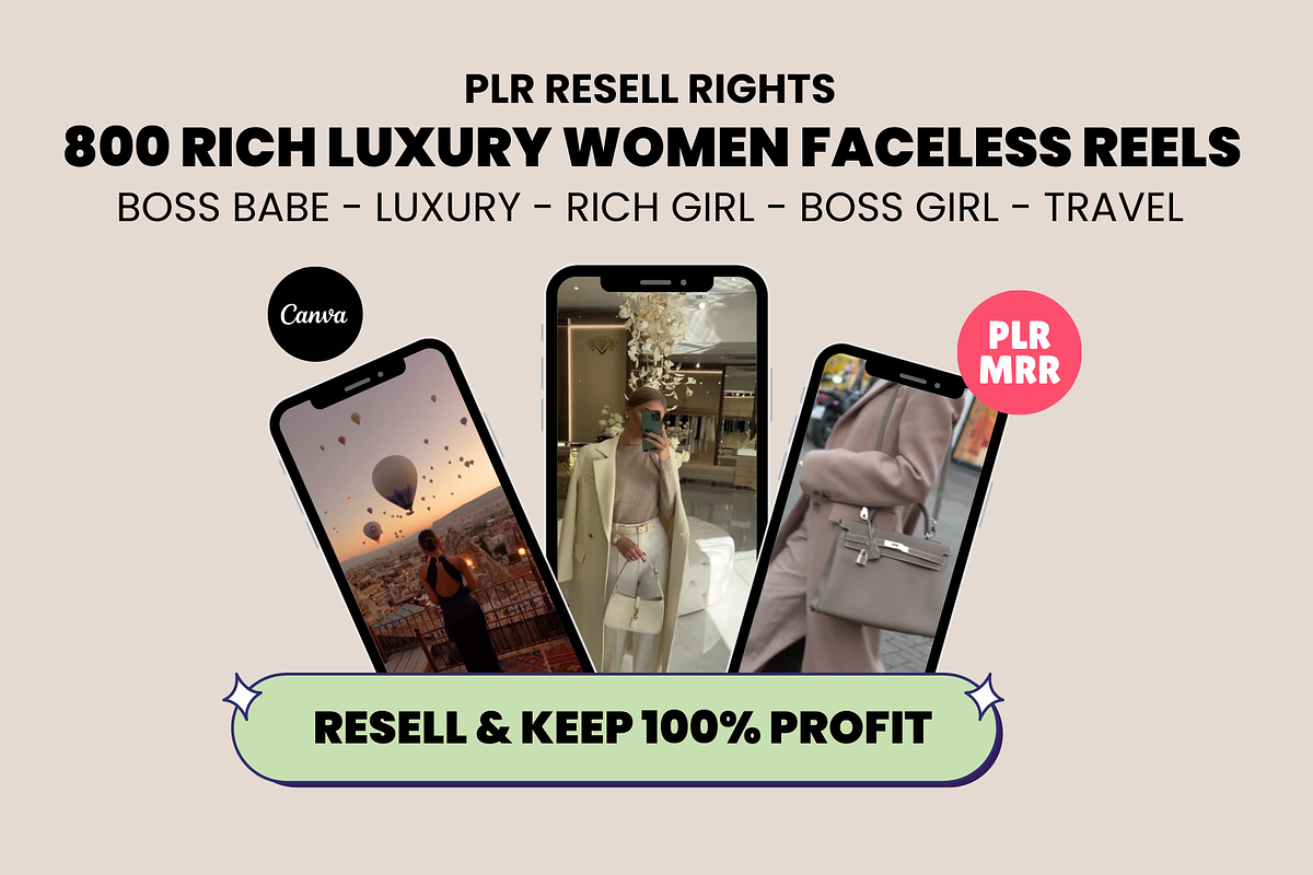 800+ Luxury Reels Aesthetic Videos, a Social Media Template by Design By Hira (Photo 1 of 11)