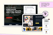Vehicle Wrap Wix Studio Website, a Wix Template by Template Twist Shop (Thumbnail 7 of 10)
