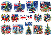 Australia Christmas Koala cliparts, a Seasonal Illustration by FITALARTSNEDIGI (Thumbnail 4 of 10)