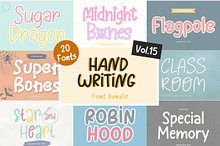 HANDWRITING FONT BUNDLE VOL. 15
