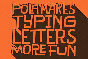 Pola Perca - Playful Tiki Font