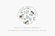 Robin Bird Seamless Pattern, an Illustration by Pati Charm Studio (Thumbnail 4 of 7)