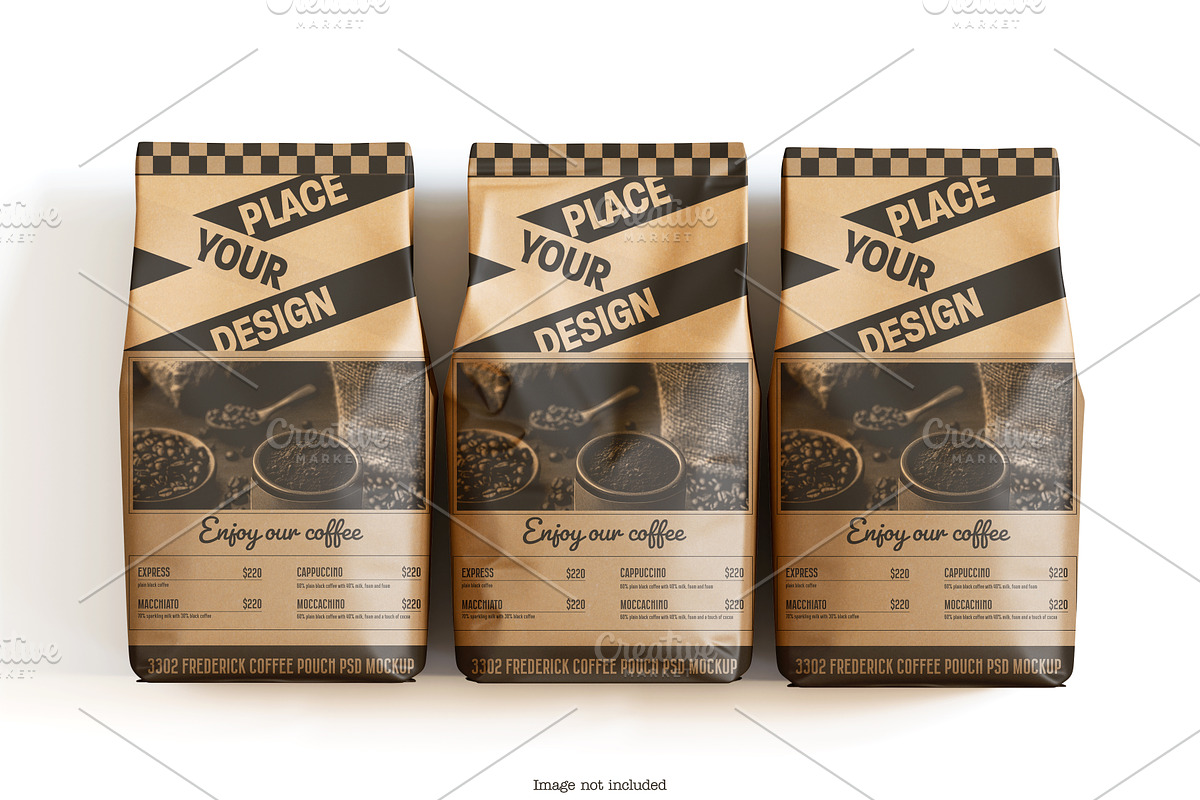 Coffee Pouch Mockup Bundles, a Packaging Mockup by Ambo Ampeng (Photo 20 of 22)