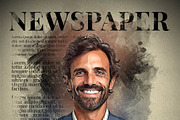 News Paper Mixed Media Art Effect, an Action Add-On by MRI STUDIO (Thumbnail 10 of 43)