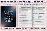 Shadow Work & Trauma Healing Journal, a Design Template by Book2bees (Thumbnail 1 of 4)