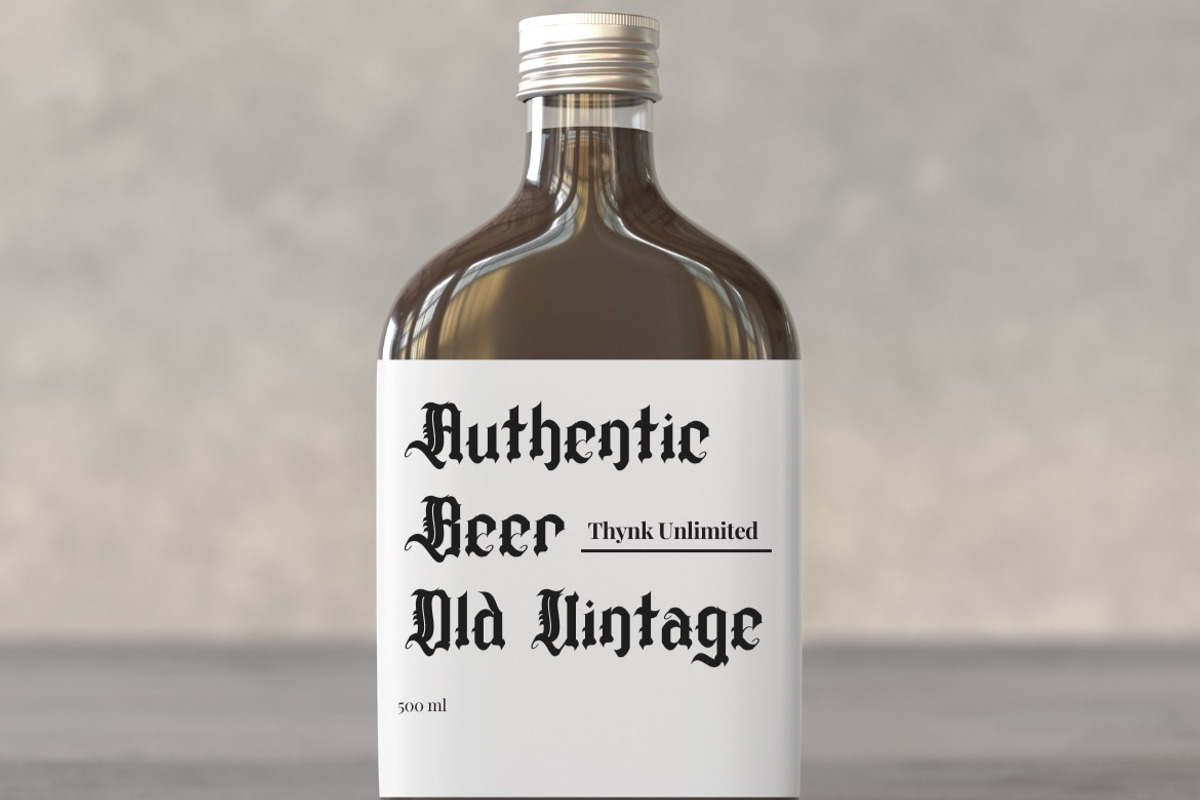Marosdiac - Modern Blackletter Font, a Blackletter Font by Dhabee (Photo 15 of 15)