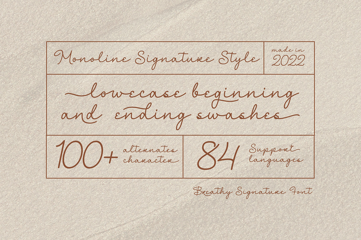 Breathy Signature, a Script Font by Nathatype (Photo 7 of 10)