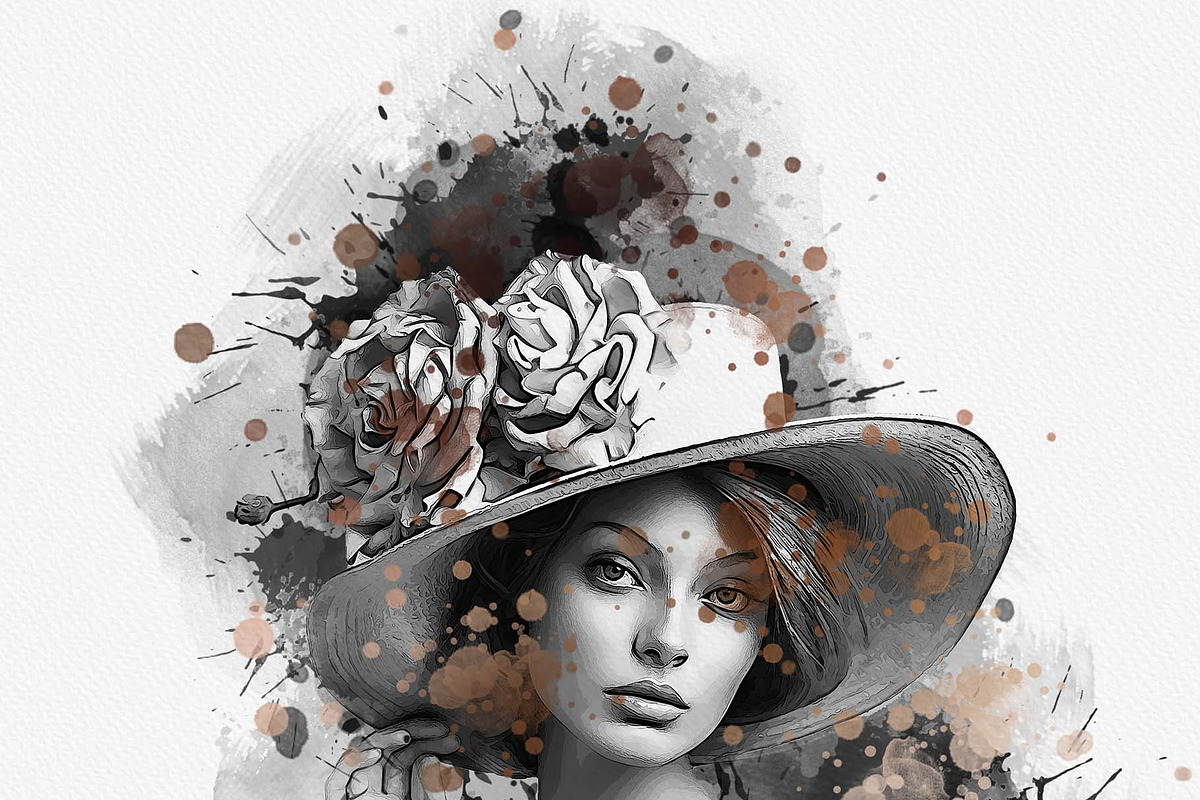 Mixed Art Watercolor Effect Template, an Action Add-On by MRI STUDIO (Photo 19 of 24)
