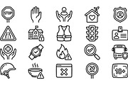 Minimalist Safety Icon Line Art Bund, an Illustration by designvectx (Thumbnail 1 of 3)
