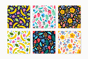 Summer cards, seamless patterns, a Decorative Illustration by Good Studio (Thumbnail 5 of 19)