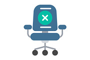 No vacancy Flat Icon, a Duotone Icon by Pexelpy (Thumbnail 1 of 2)