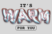Warm - 3D Font, a Graphic by Alina Sh (Thumbnail 4 of 9)