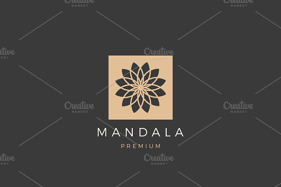 Vintage Mandala Logo Design preview 2