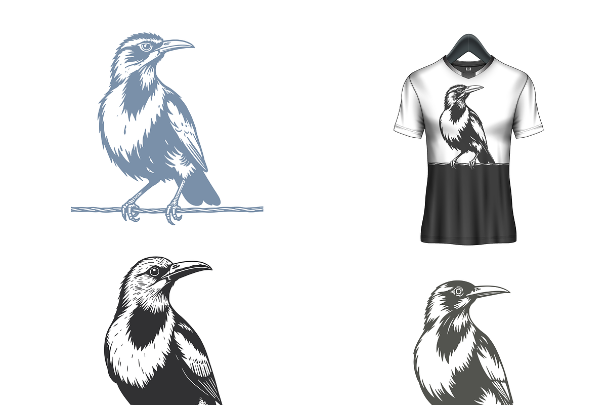Dynamic Bird Illustrations Set, a Finance Illustration by CarWrap design (Photo 2 of 3)