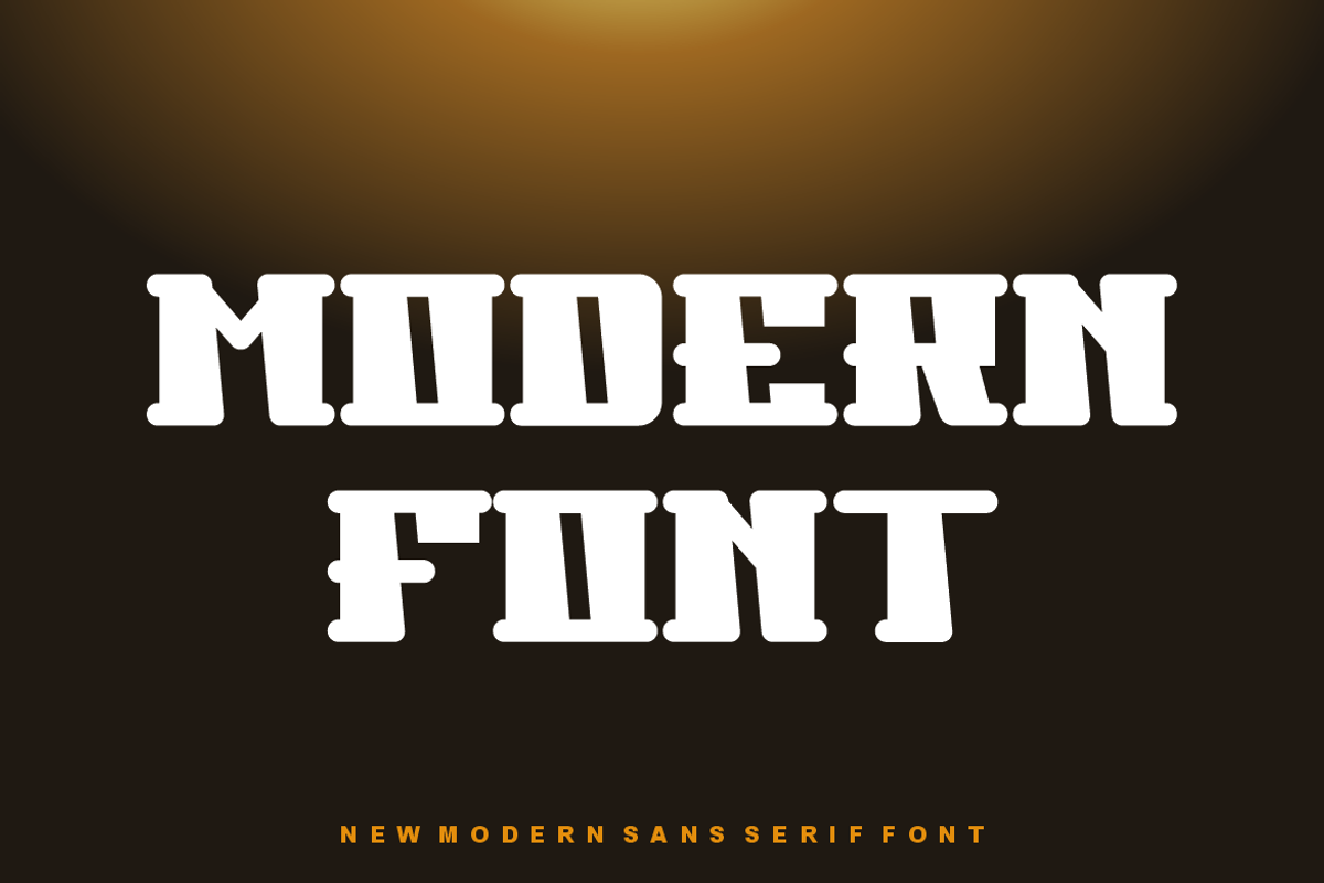 Merogan - Font, a Sans Serif Font by artchiles_design (Photo 3 of 5)