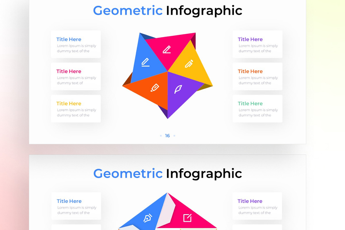 Geometric PowerPoint - Infographic Template | Creative Market