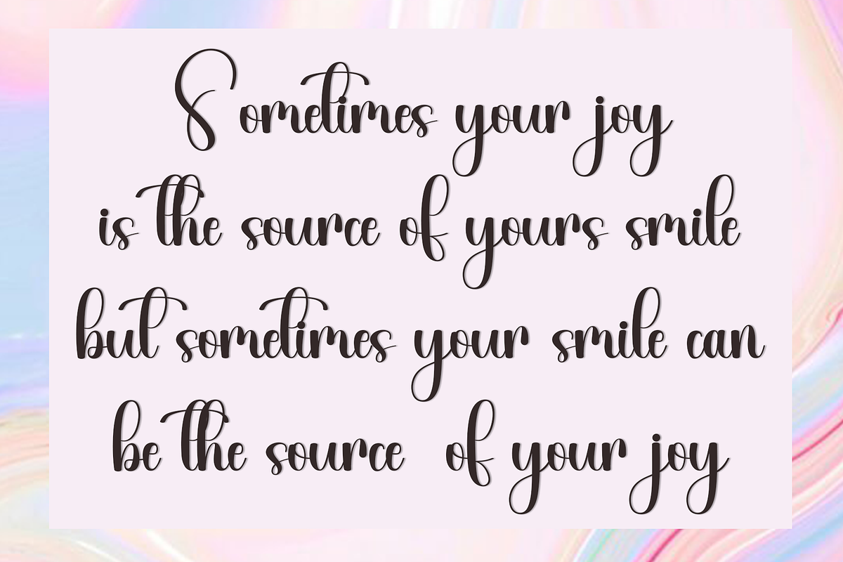 Mybaby Sweety, a Handwritten Font by FreshTypeINK (Photo 4 of 8)