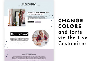 Honeyglow Wordpress Theme Blog