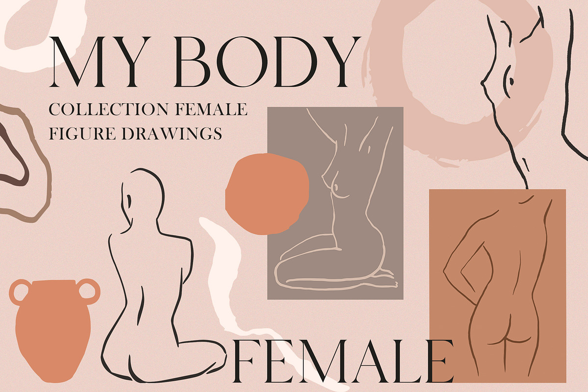 MY BODY | Collection Female figur, an Illustration by ms Julia Nova (Photo 1 of 7)