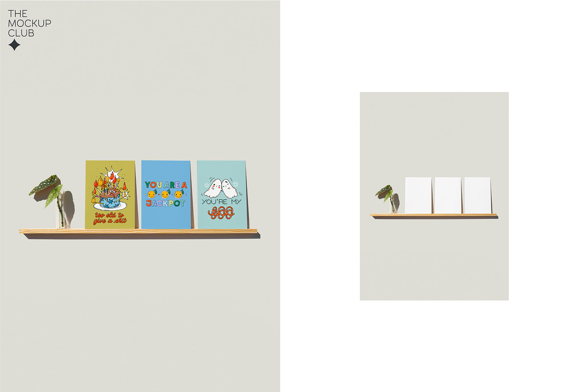 GREETING CARDS ON SHELVES MOCKUPS, a Product Mockup by MCKP*ME (Photo 15 of 17)