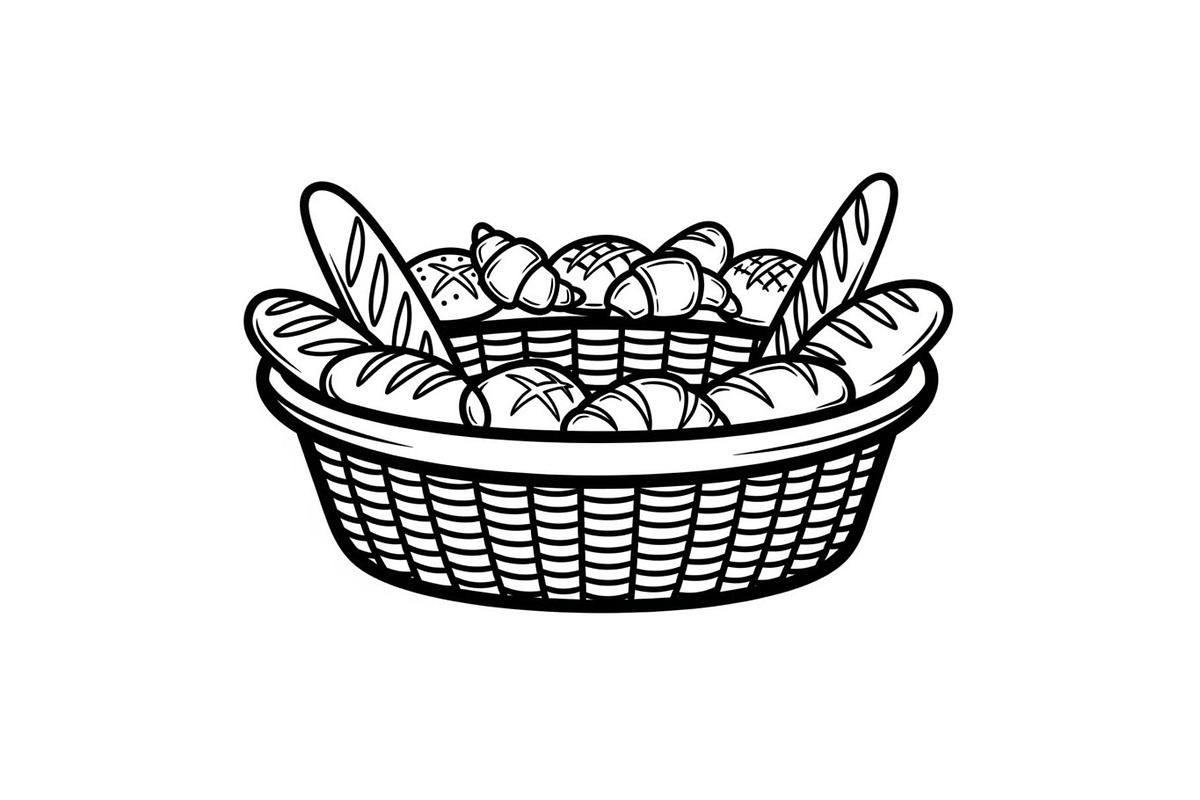 50 Woven Basket Vector Bundle, an Illustration by Designs_River (Photo 5 of 51)