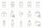 Holistic Medicine Line Icon Set, an Outline Icon by NatalieArtShop (Thumbnail 6 of 15)