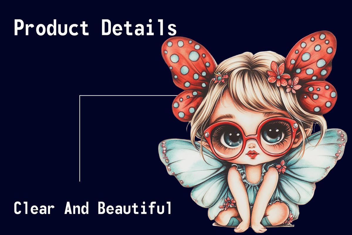 Whimsical Summer Fairy Clipart, a Seasonal Illustration by CitraGraphics (Photo 6 of 6)
