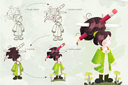 Illustration Brushes: Procreate, a Brush Add-On by Leonard Posavec (Thumbnail 2 of 6)
