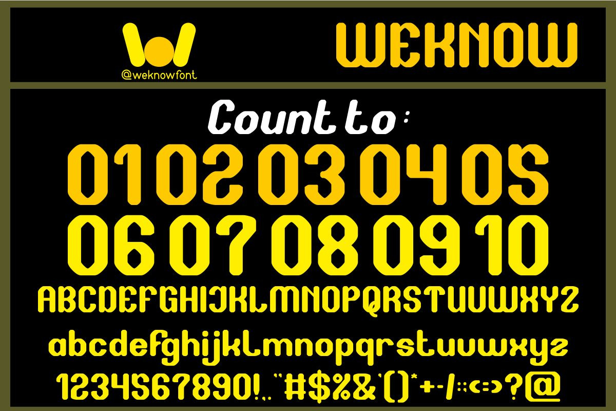 The Time font, a Font by weknow (Photo 4 of 8)