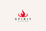 Spirit Red Flame Logo Eye Fire, a Branding & Logo Template by Signatoro (Thumbnail 1 of 3)