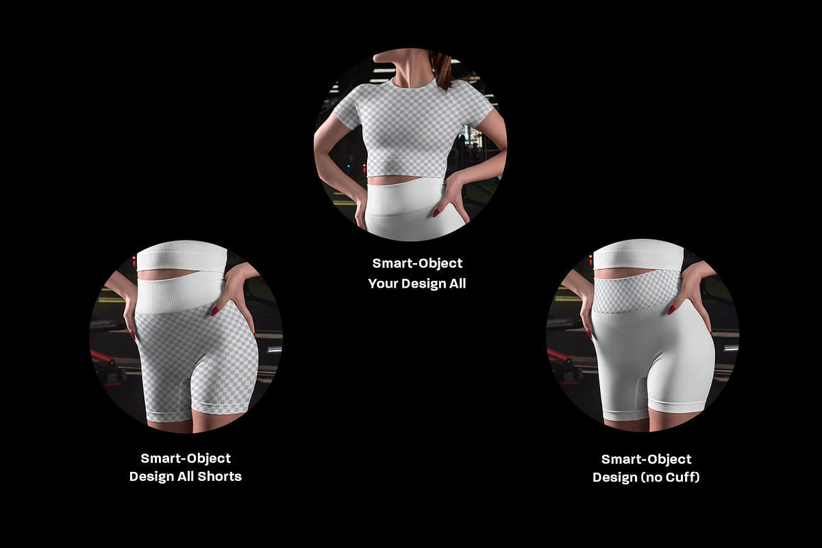 6 Sports Top and Shorts Mockups, a Shirt Mockup by Grow Design Craft Studio (Photo 6 of 8)