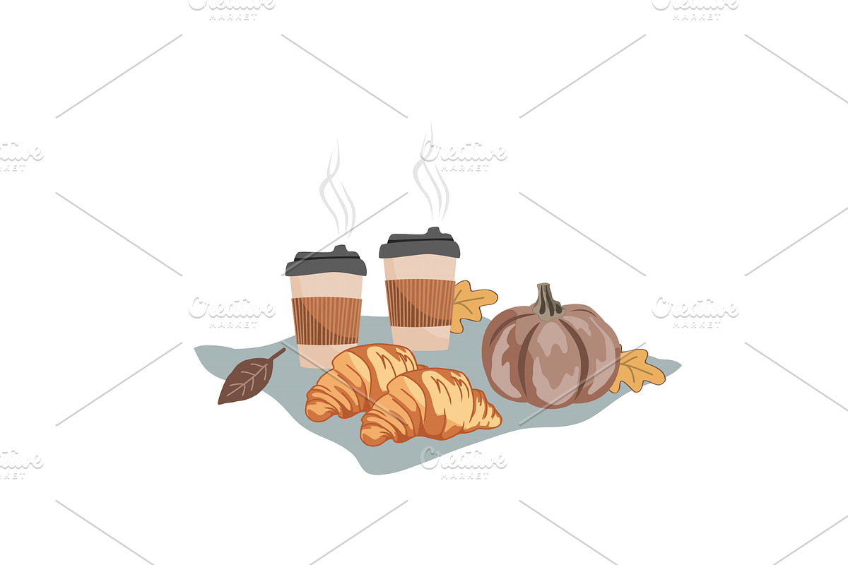 Hand drawn Fall Aesthetic, a Food Illustration by Toltemara