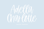 Winter Cloud - Handwritten Font, a Script Font by Fikryal Studio (Thumbnail 8 of 9)