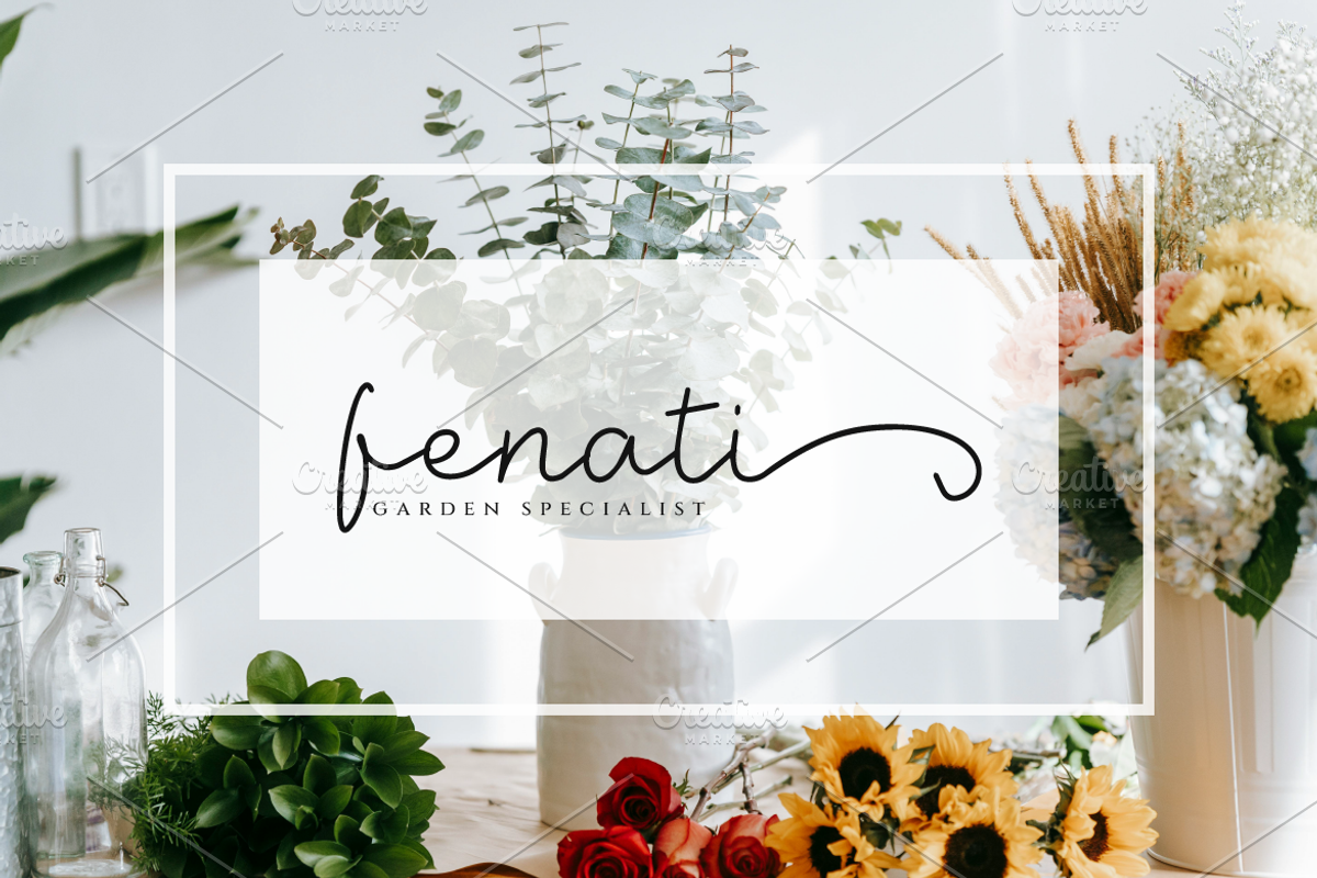 Necano Minimalist Script Font, a Script Font by Artiveko (Photo 6 of 7)