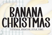Banana Christmas | Script Font