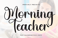 Morning Teacher | Script Font