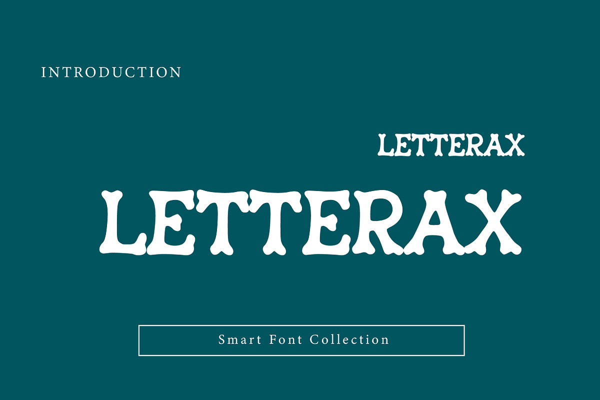 LetteraX, a Slab Serif Font by Wow Magic (Photo 1 of 3)