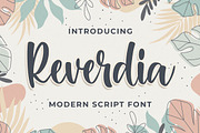 Raverdia Modern Script Font, a Script Font by Blankids Studio (Thumbnail 1 of 8)