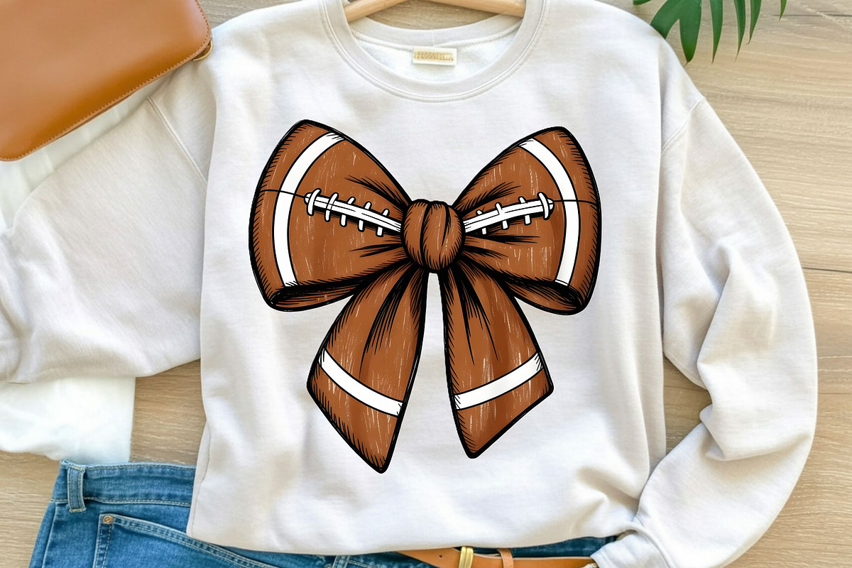 Football Bow PNG Bundle | Sports Bow, a Graphic by iloveTemplate (Photo 2 of 6)