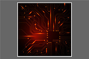 -50% Circuit boards backgrounds set, a Background Graphic by frost_newt (Thumbnail 10 of 11)